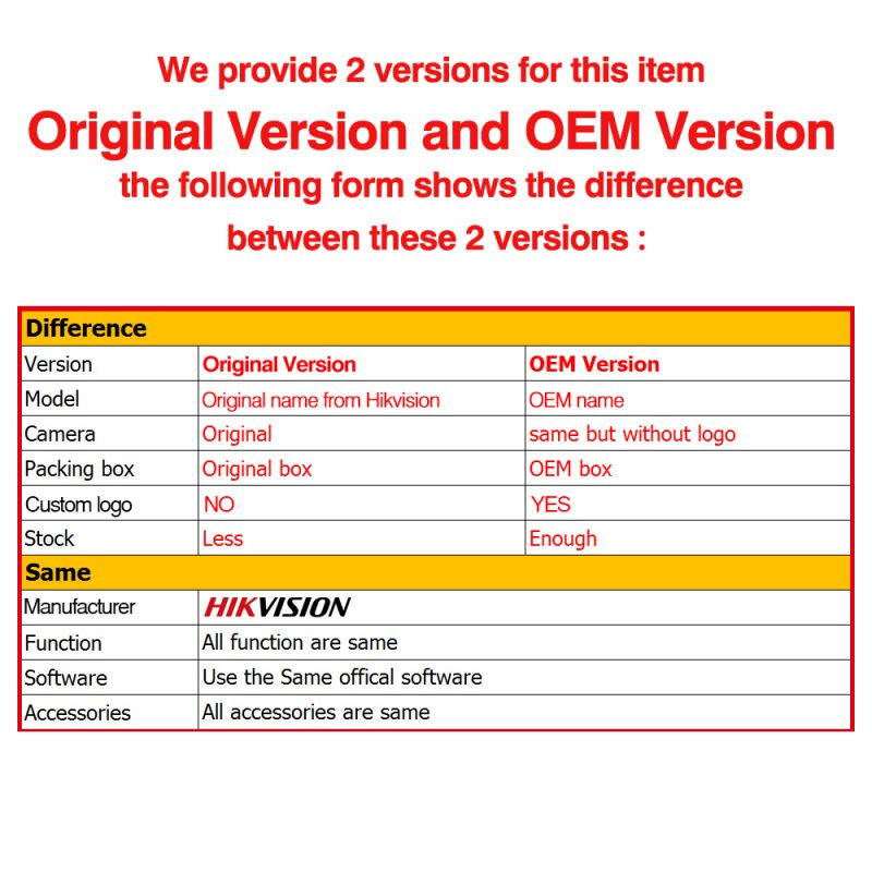 Hikvision Original DS-2CD2085G1-I Powered by Darkfighter 8MP 20fps Bullet Network CCTV IP Camera H.265+ POE WDR SD Card Slot OEM