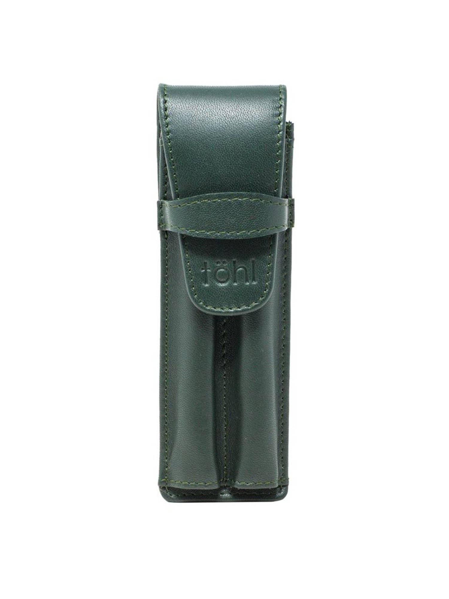 Tohl Matera Green Casual Leather Bi-Fold Wallets,Card Holder & Pen Holder Set for Men