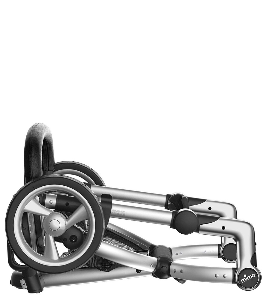 Mima Xari Stroller - Aluminum Chassis with Snow White Reversible Seat and Carrycot