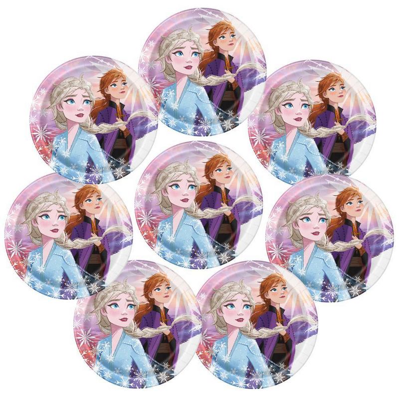 Frozen 2 7" 8ct Disposable Party Paper Plates