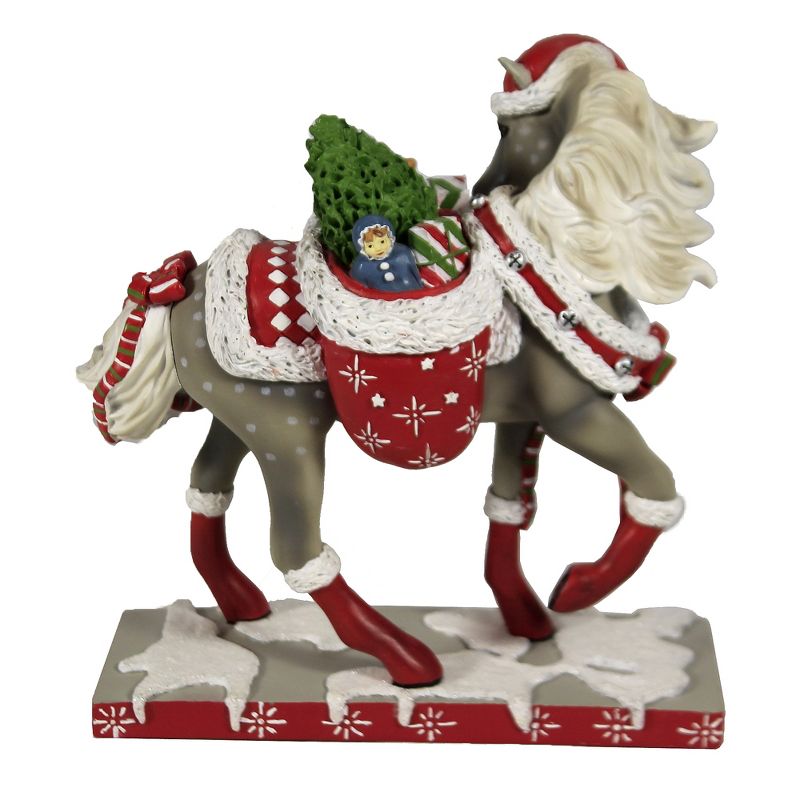 Trail Of Painted Ponies 7.25" Santa's Little Helper Lorna Matsuda  -  Decorative Figurines