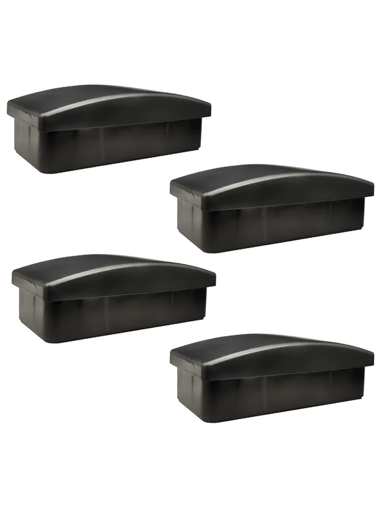 B Fit Square End Cap Set of 4 (Black)