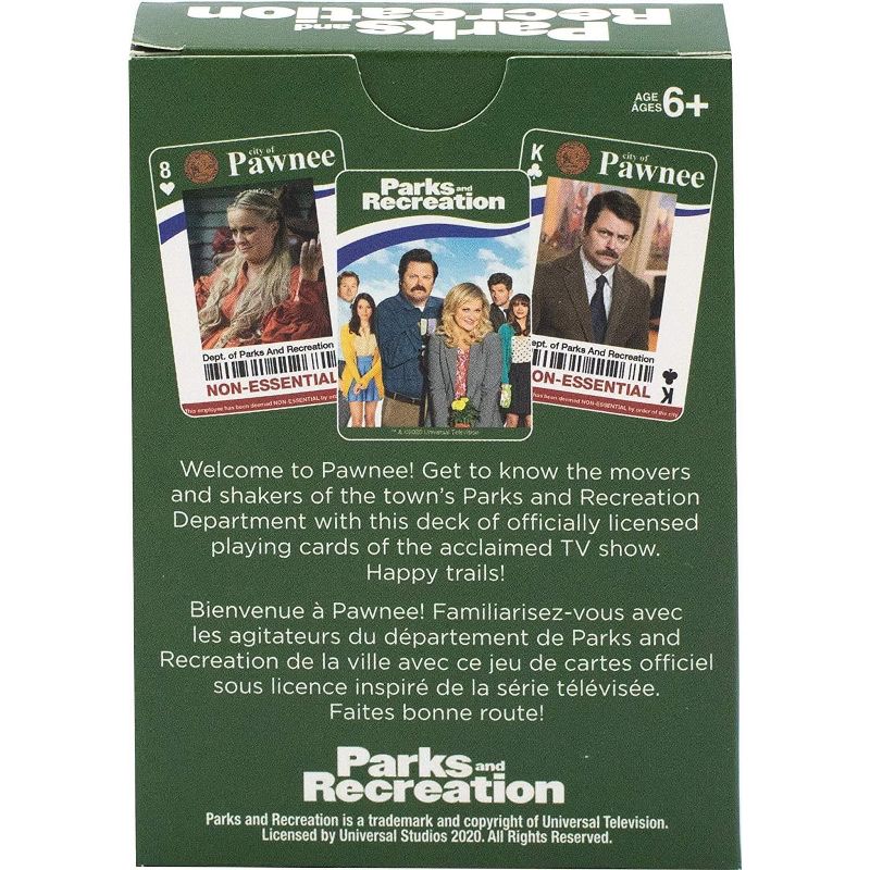 NMR Distribution Parks & Recreation Playing Cards | 52 Card Deck + 2 Jokers