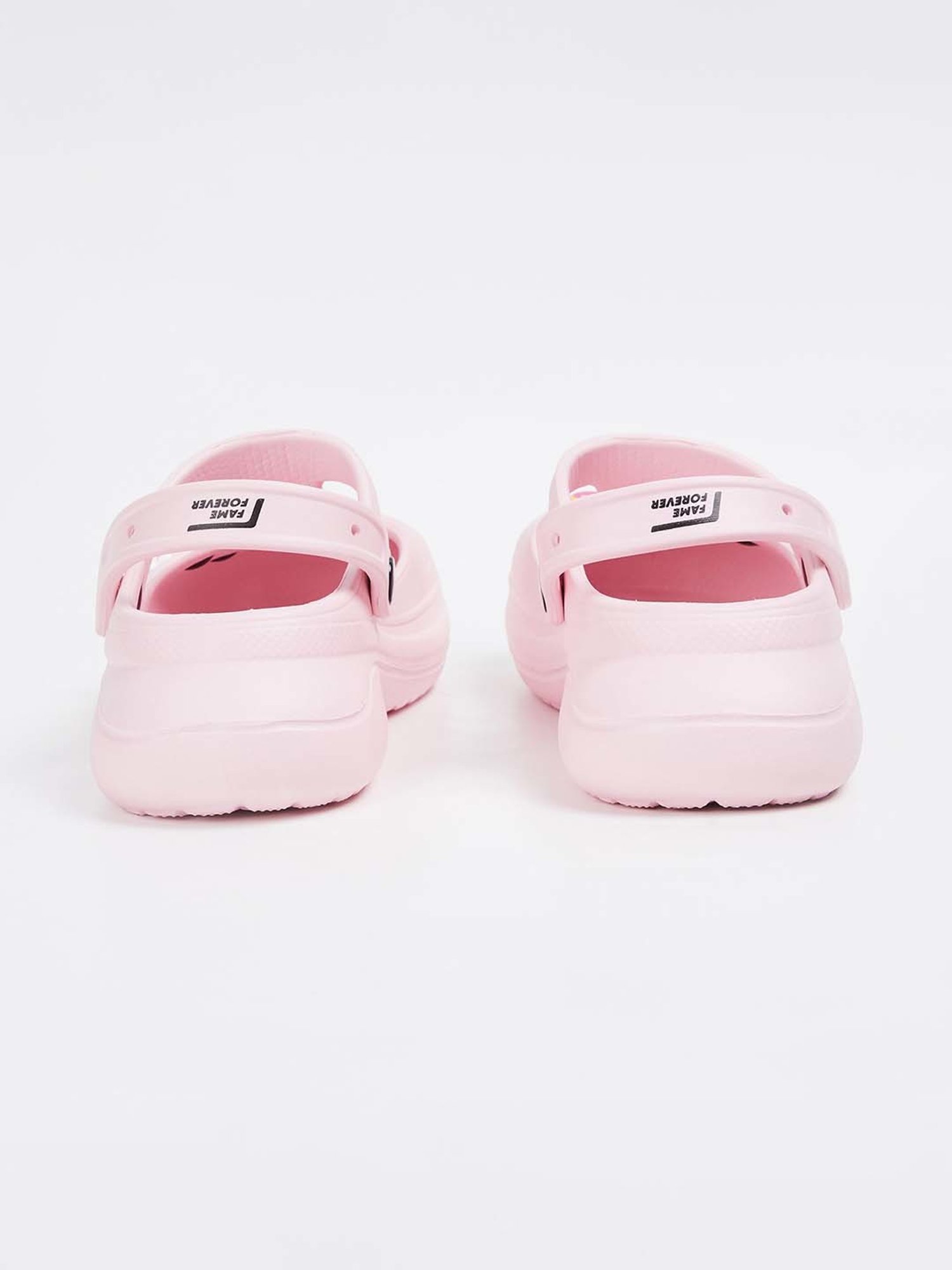 Passion Petals Kids Pink Sling Back Clogs