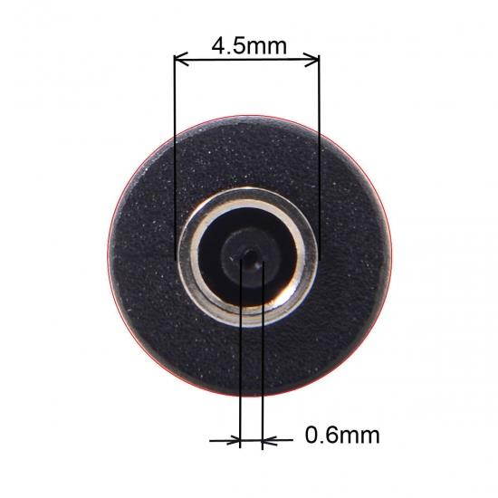 Cablecc DC Jack 4.5*0.6mm Input to USB-C Type-C Power Plug Charge Adapter for Laptop Phone