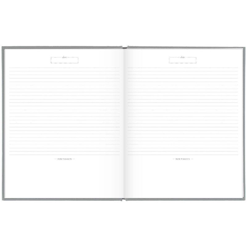 Ruled Journal Workstyle Hardcover Medium Casebound Gray - Cambridge