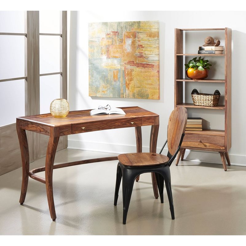 Set of 2 Evansville Dining Chairs Light Brown - Treasure Trove Accents