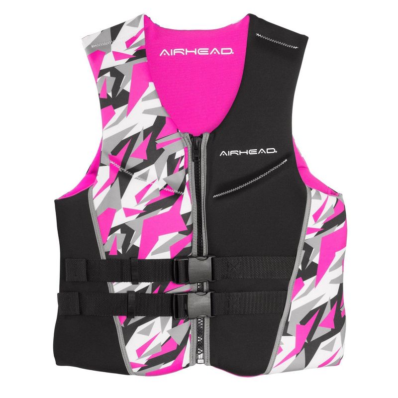 Airhead Camo Cool Neolite Pink Life Vest Jacket, Womens Small | 15003-08-B-PI