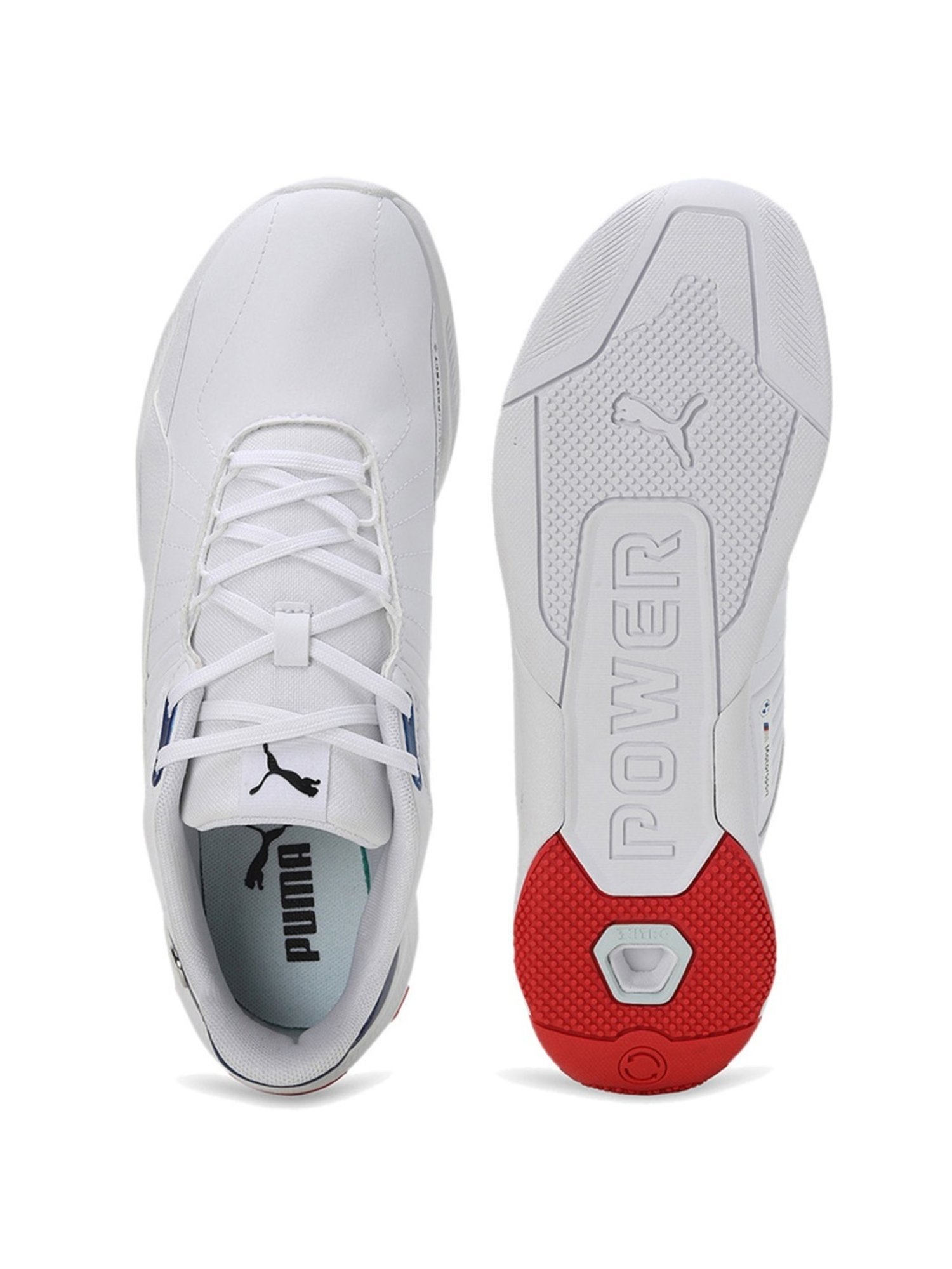Puma Men's BMW MMS Kart Cat Nitro White Casual Sneakers