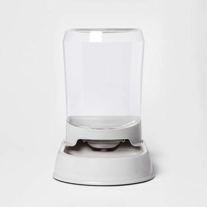 Amici Pet Marble Paw Glass Food Canister, 72oz