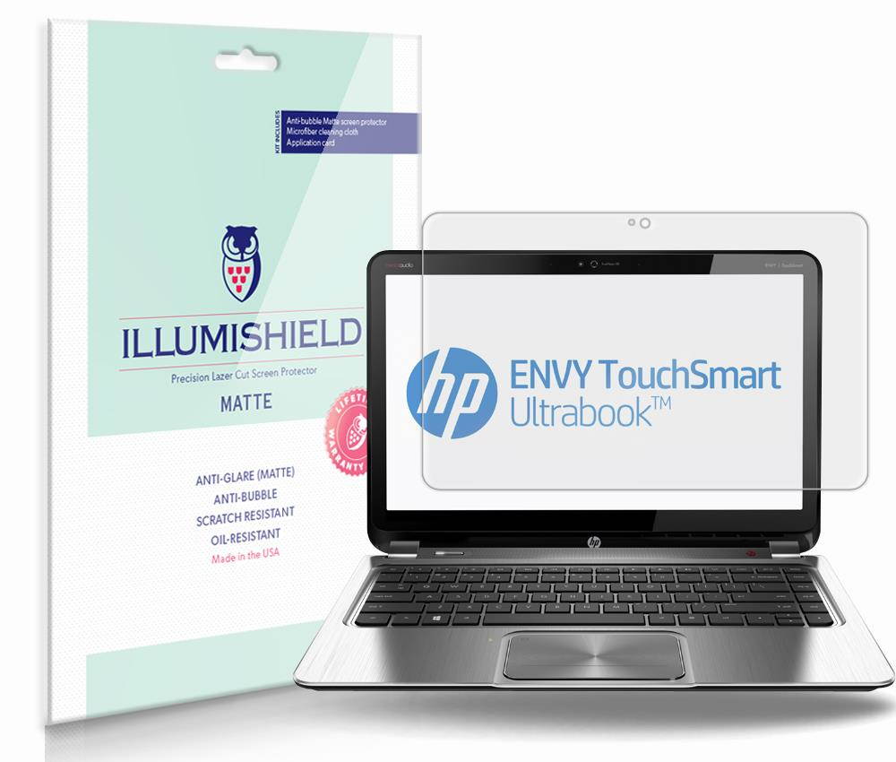 iLLumiShield Matte Anti-Glare Screen Protector For HP Envy x2 11.6" (11 -g010nr) [2-Pack]