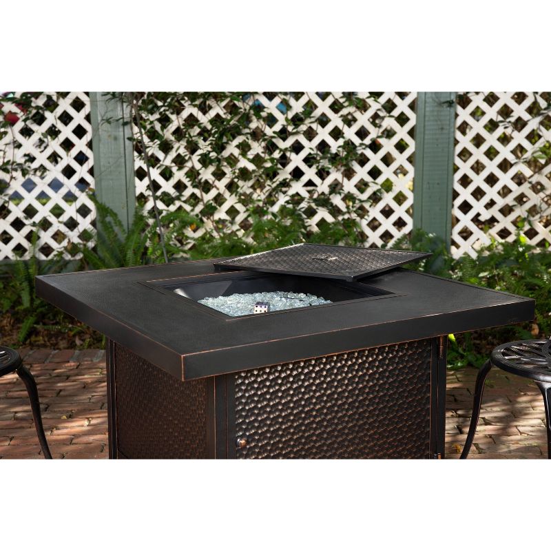 Weyland Square LPG Fire Pit - Fire Sense