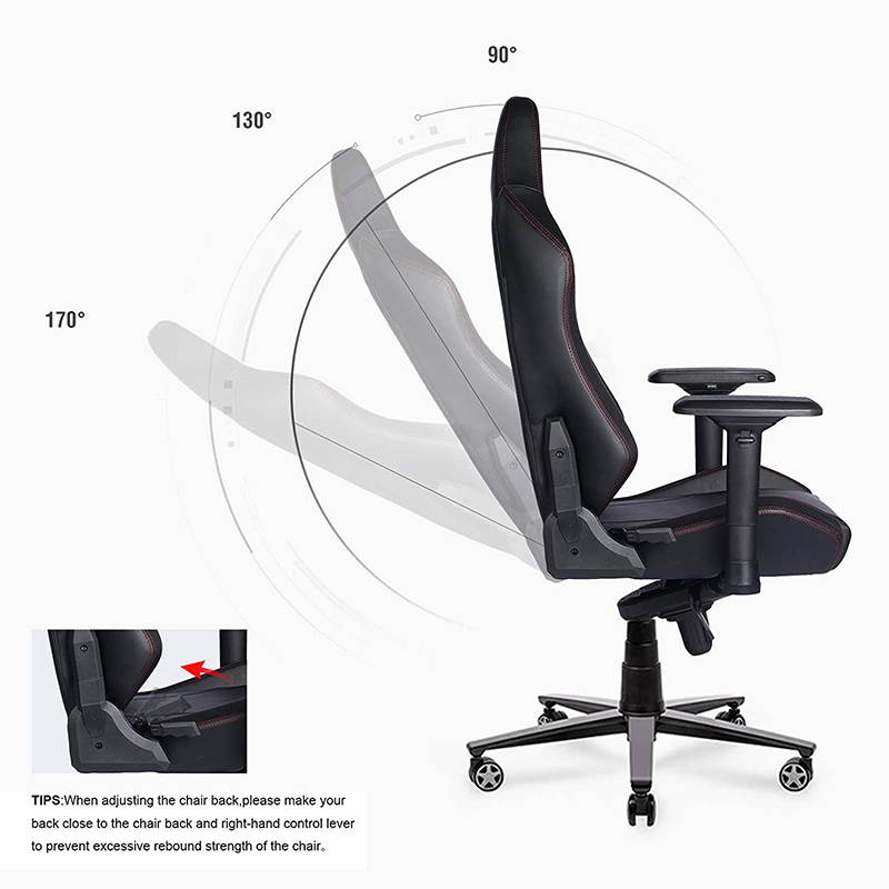 GTRACING Premium Gaming Chair Big and Tall 350lb, Ergonomic Computer Chair with Recliner, Swivel, Tilt, 4D Armrests, High Backrest, Rocker Seat Height Adjustment Mechanisms