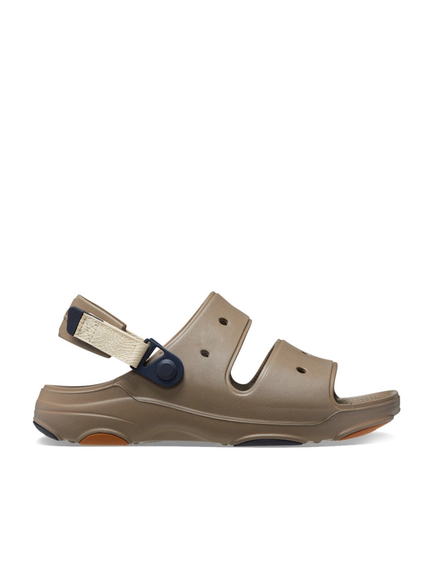 Crocs Men's All-Terrain Brown Sling Back Sandals