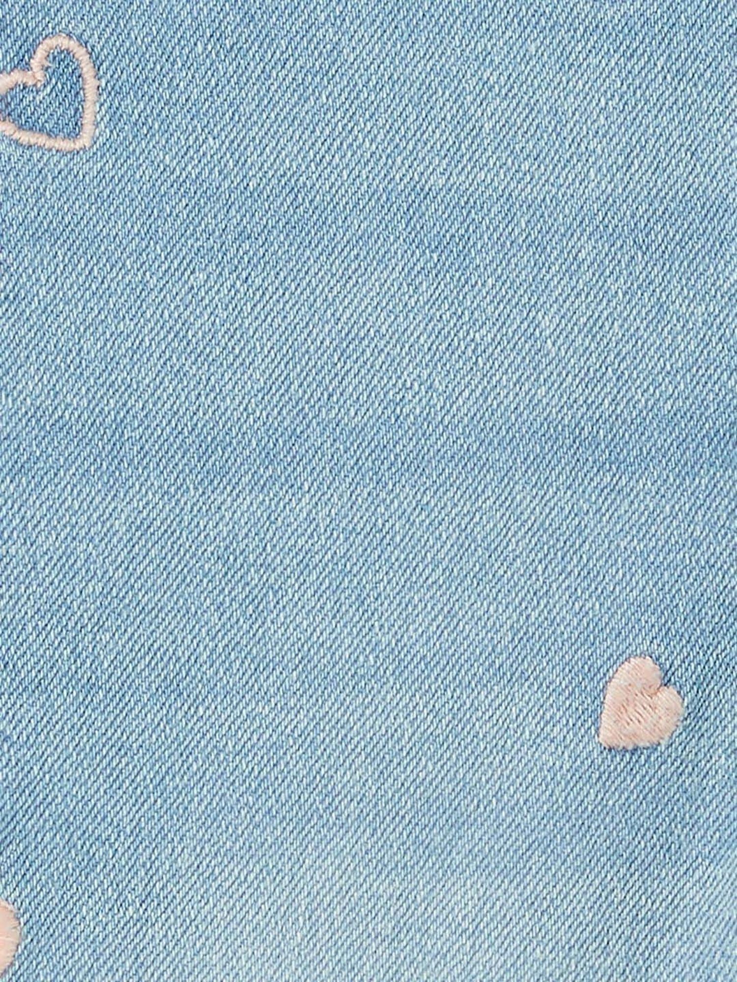 Juniors by Lifestyle Kids Mid Blue Cotton Casual Jeans