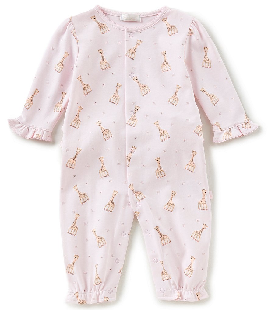 Kissy Kissy Baby Girls Newborn-9 Months Sophie La Girafe Printed Coverall