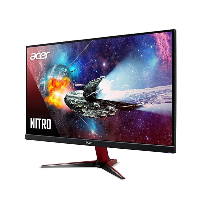 Nitro VG272 Xbmiipx 27" Full HD (1920 x 1080) IPS AMD Radeon FreeSync and G-SYNC Compatible Gaming Monitor, 240Hz, Up to 0.1ms Response Time, (1 x Display Port & 2 x HDMI 2.0 Ports), Black