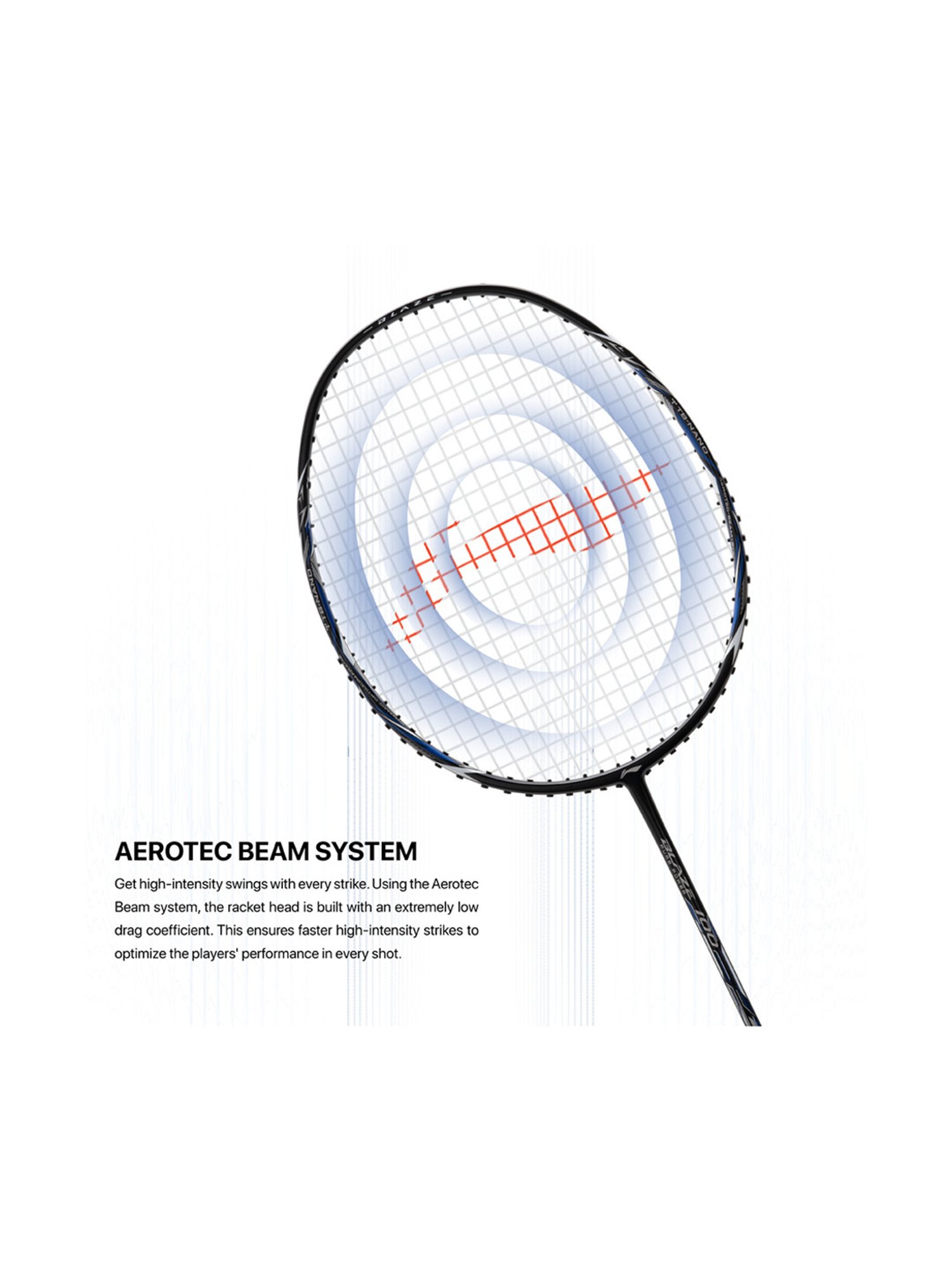 Li-Ning Blaze 100 Badminton Racket (Navy Blue) Size - Medium