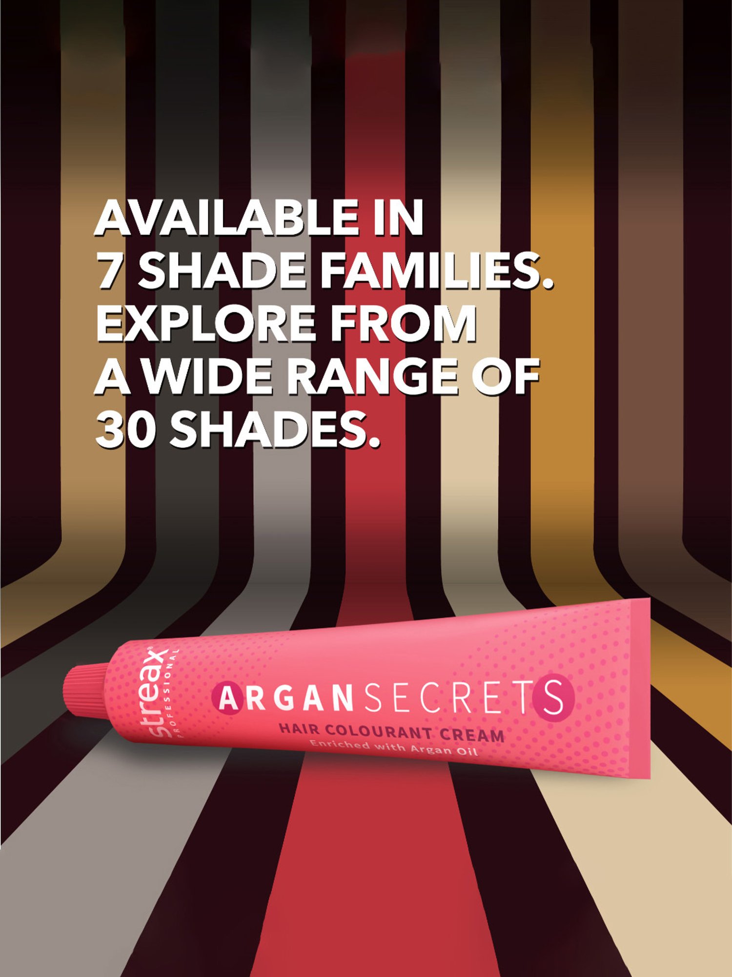 Streax Professional Argan Secret Hair Colourant Cream 3.16 Burgundy - 60 gm