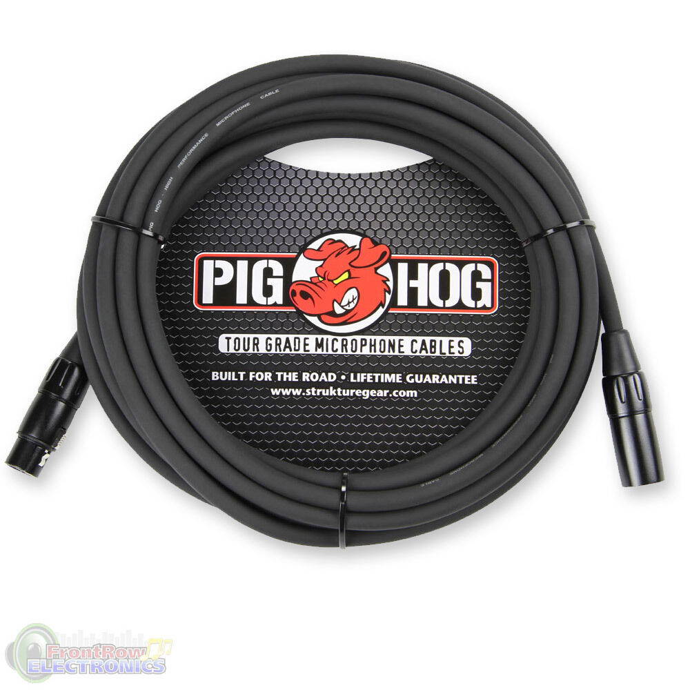 Pig Hog PHM20 High Performance 8mm XLR Microphone Cable, 20 feet