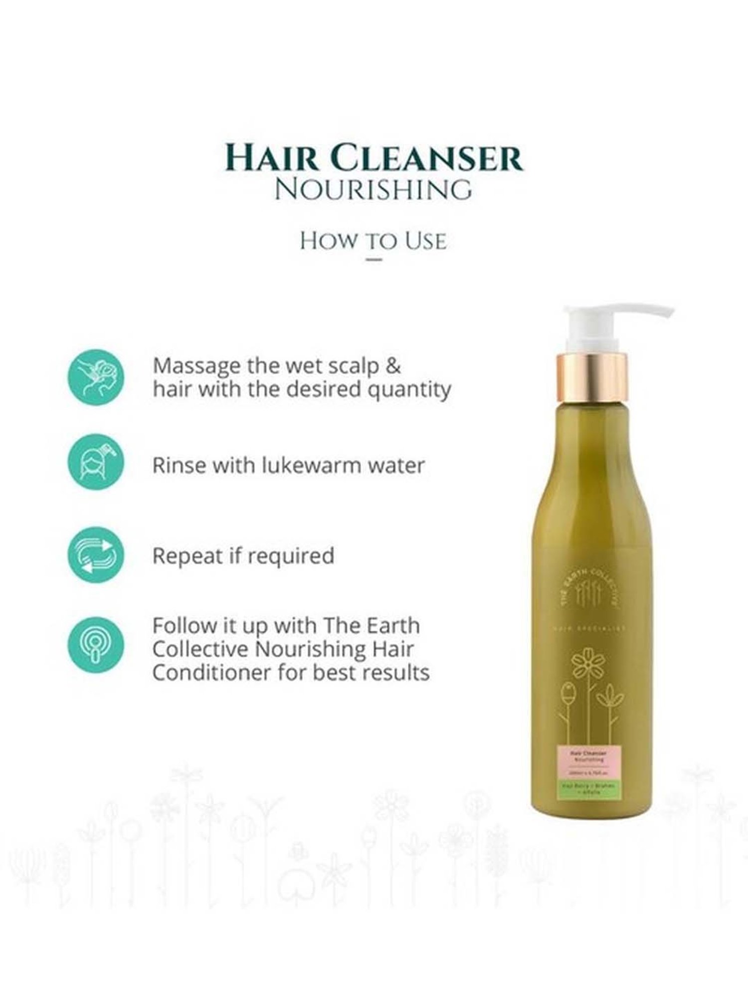 The Earth Collective Nourishing Hair Cleanser - 200 ml