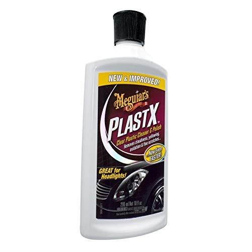 meguiar's g12310 plastx clear plastic cleaner & polish, 10 oz