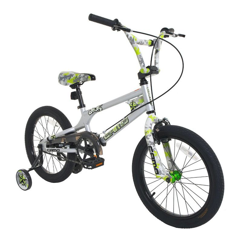 Dynacraft Camo Decoy 18" Kids' Bike - Silver/Green