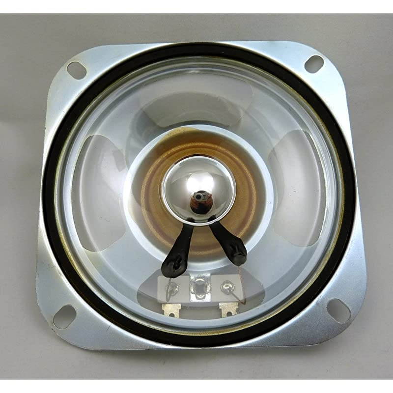 4quot Square Replacement Speaker with Weatherproof Mylar Cone 8 Ohm 5W TS45