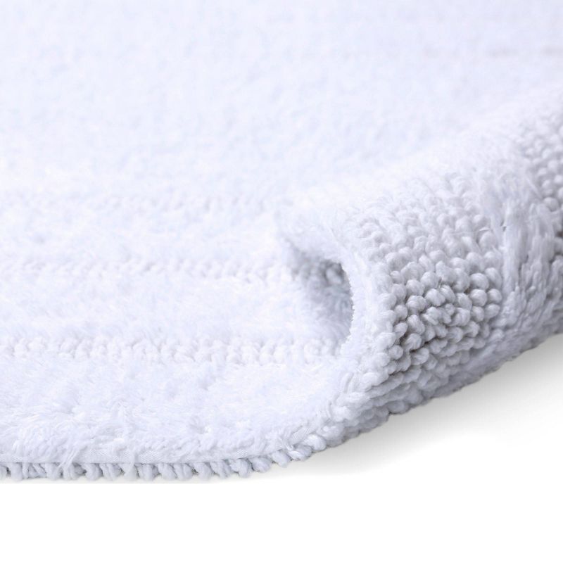 2pc Newton Oasis Bath Mat Set White - Nicole Miller