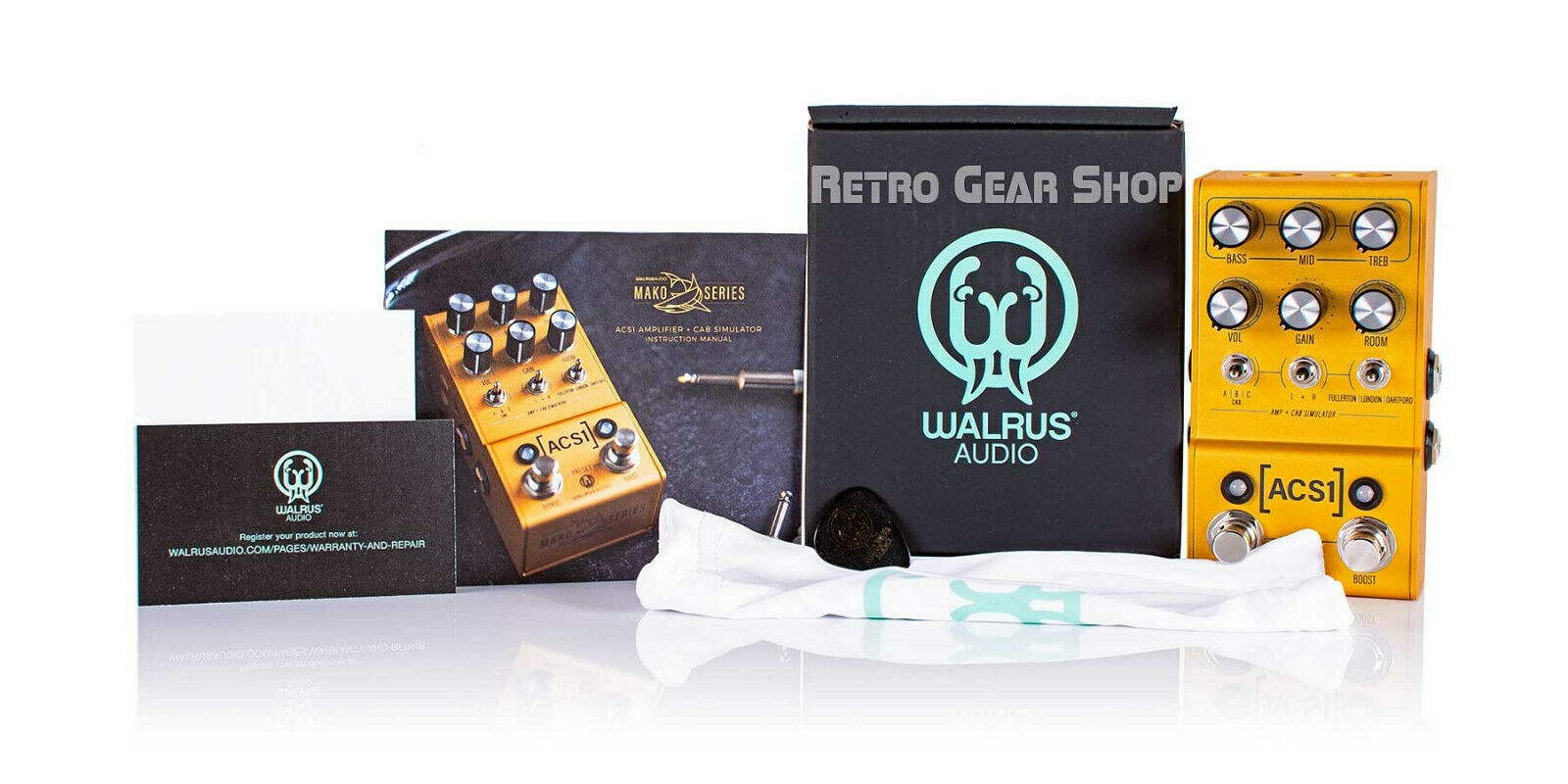 Walrus Audio Mako Series ACS1 Amp + Cab Simulator Guitar Effect Pedal In Stock!