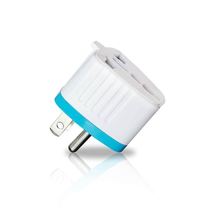Adapter Plug for USA Canada TypeB Universal Grounded Plug Adapter Converter