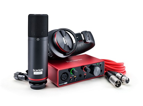 Focusrite Scarlett Solo 3rd Generation Recording Bundle