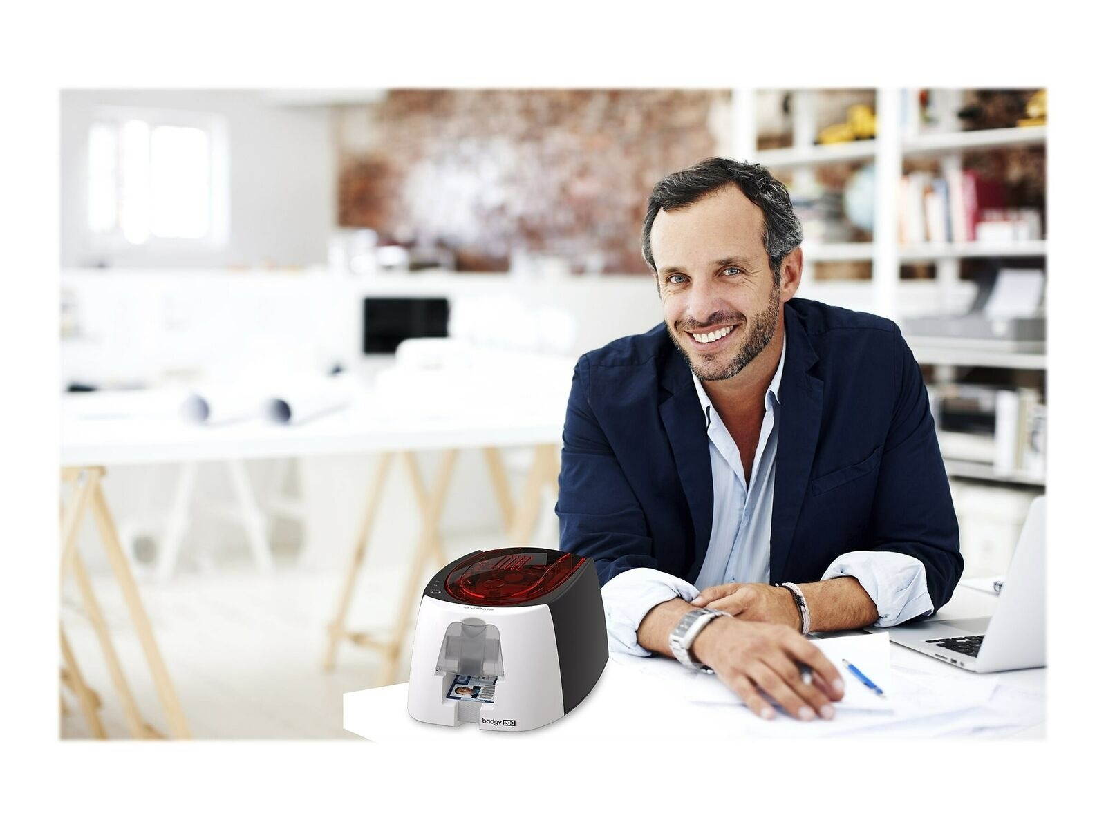 Evolis Badgy200 ID Printer (B22U0000RS)