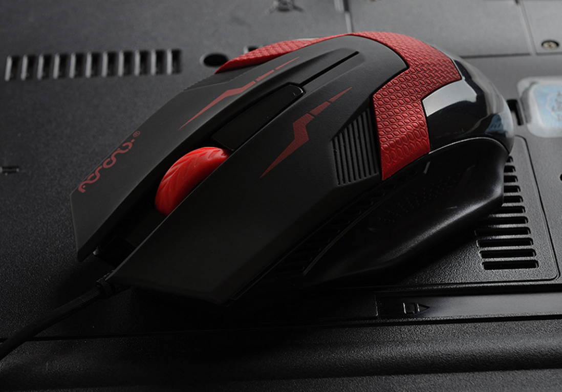 Ionlyyou&reg; X5 Power Lead Gmic Professional Gaming Computer Mouse Professional Wired Gaming Gamer Mouse Mice Adjustable 1600 DPI Switch Function Optical Ergonomic Wired Usb Gaming Mouse