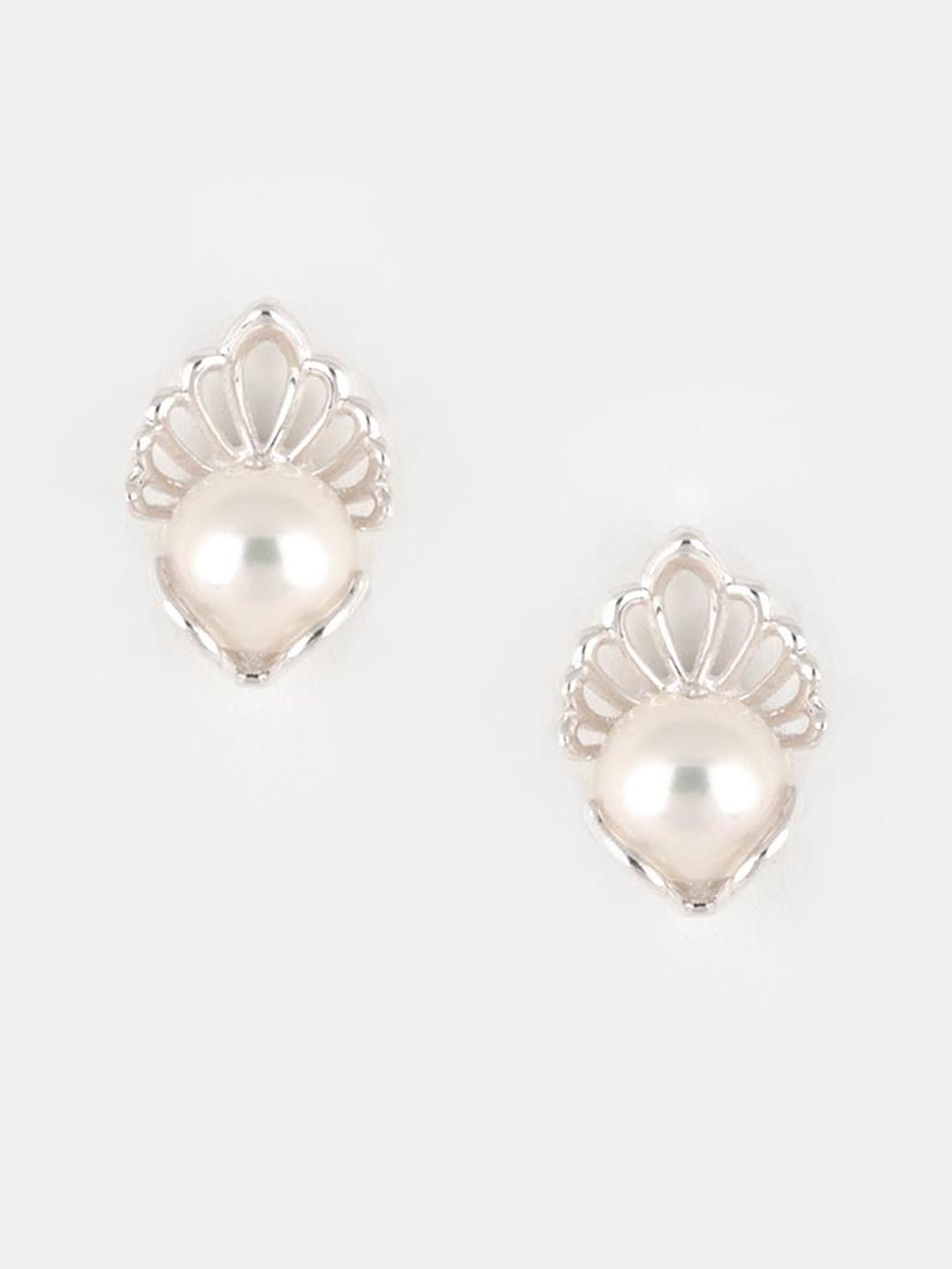 Shaya 92.5 Sterling Silver A Cozy Shell-Ter Earrings for Women