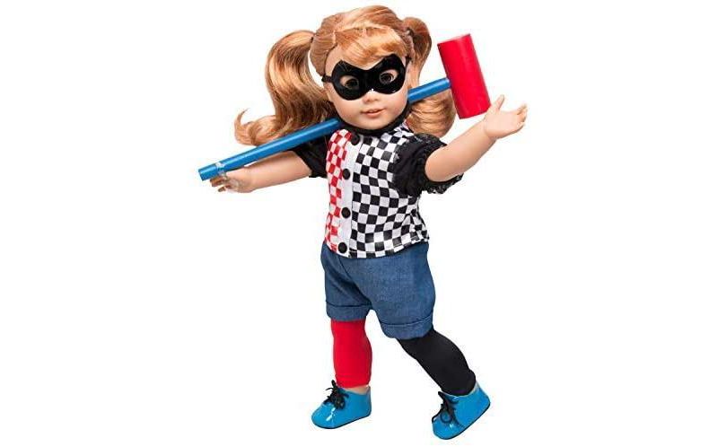 Dress Along Dolly Marvel Comics Harley Quinn Outfit for American Girl Doll