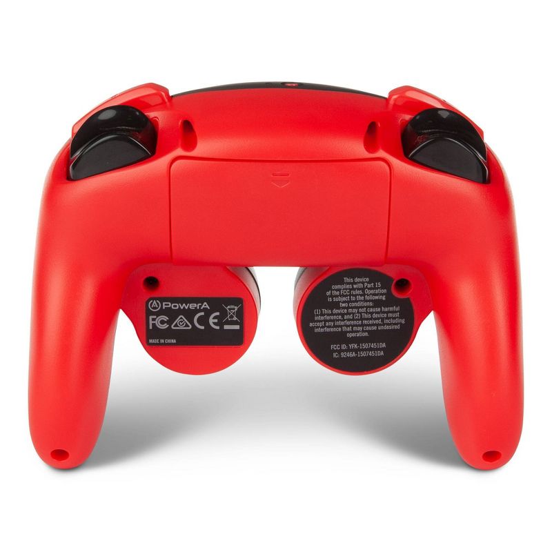 PowerA Wireless GameCube Style Controller for Nintendo Switch - Mario - Black/Red