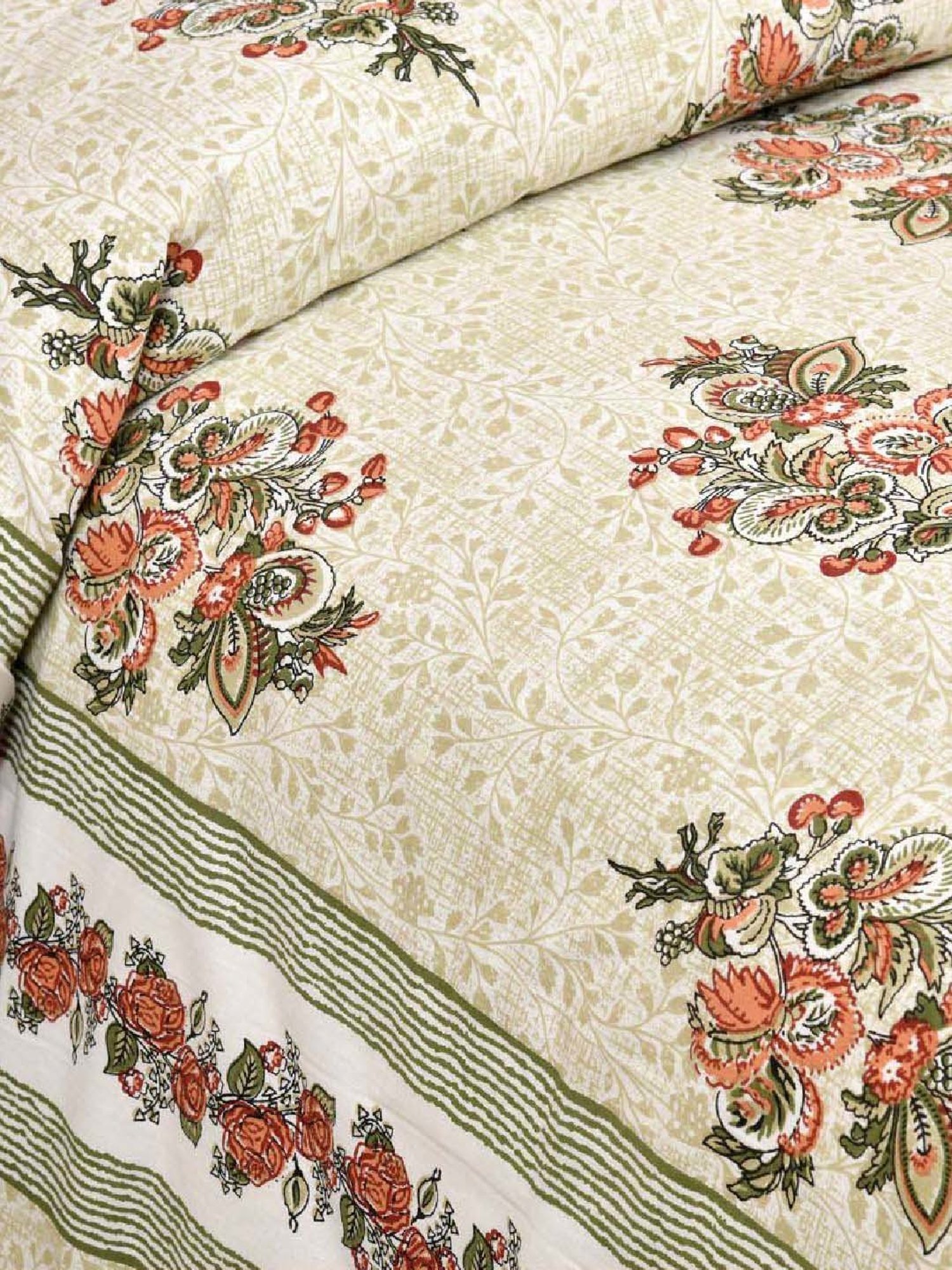 Maspar Purple 100% Cotton 200 TC Bed Sheet Set