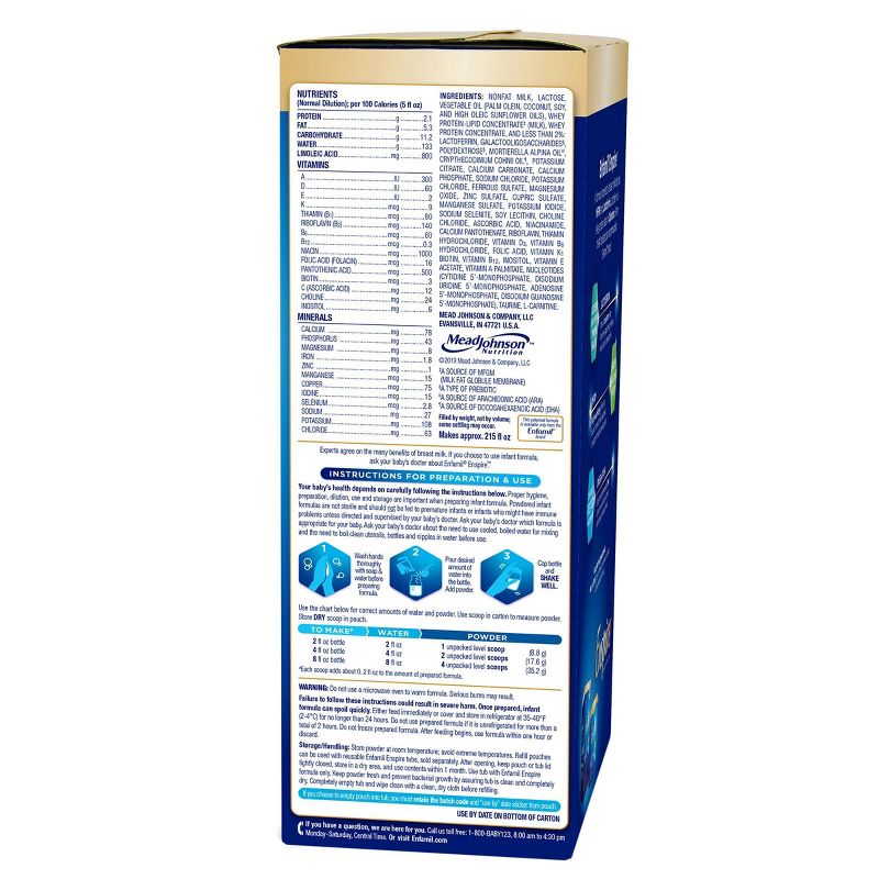Enfamil 2pk Enspire Infant Formula Powder Refill Box - 30oz