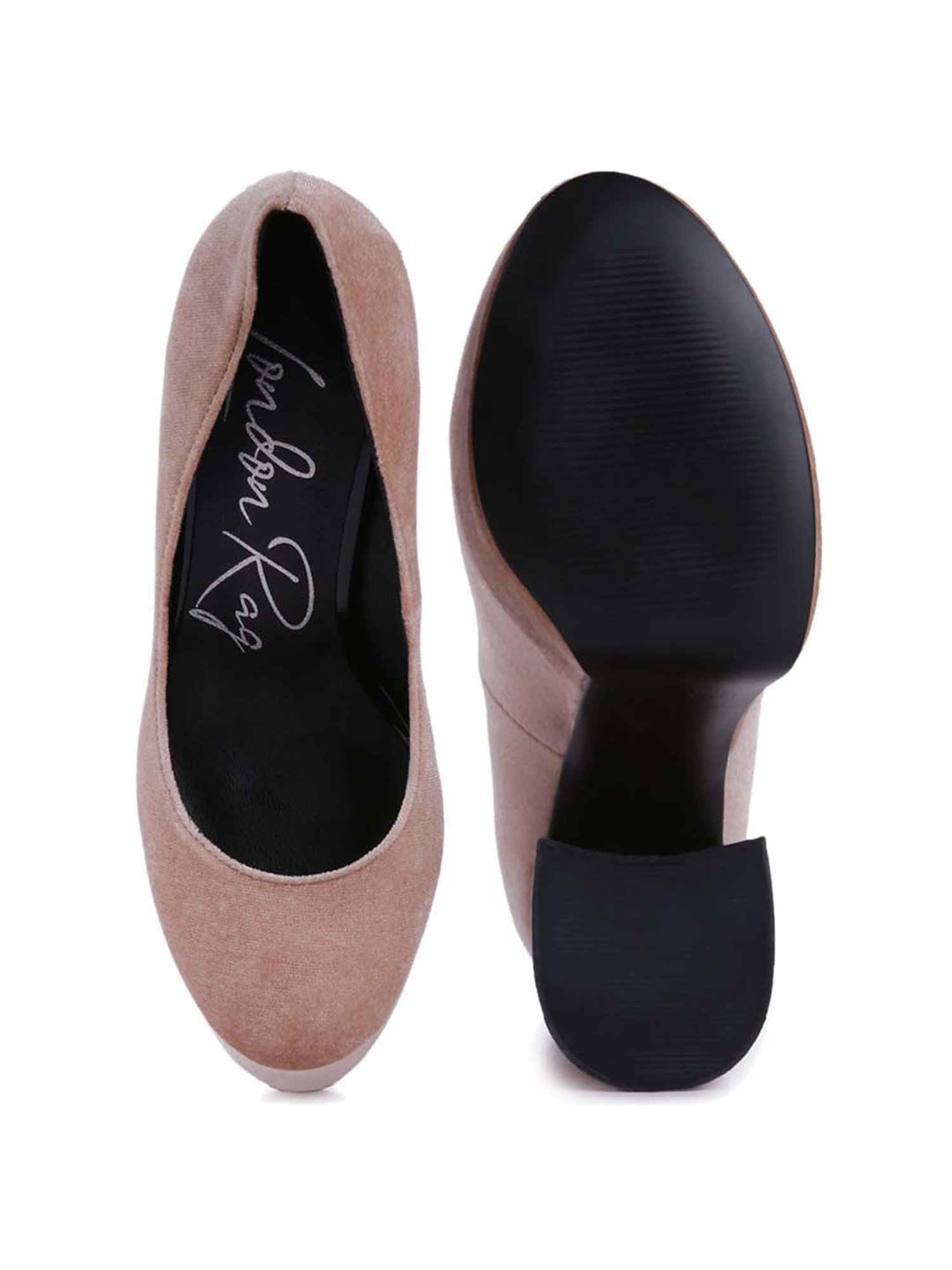 London Rag Women's Beige Casual Pumps