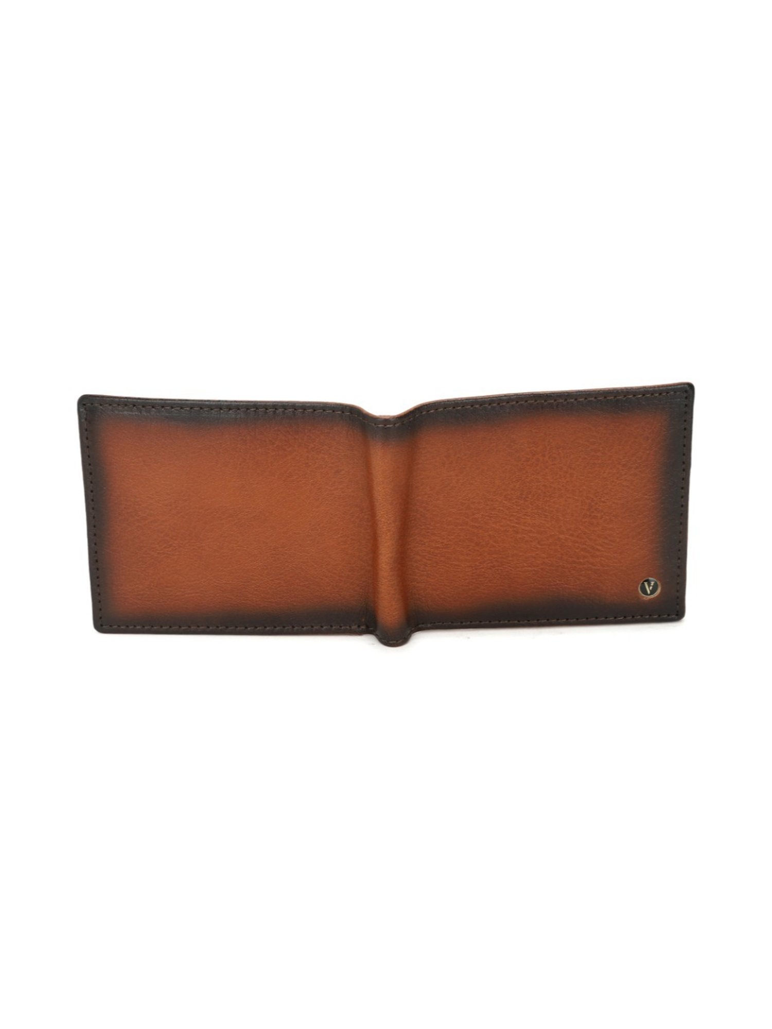 Van Heusen Brown Faded Wallet for Men