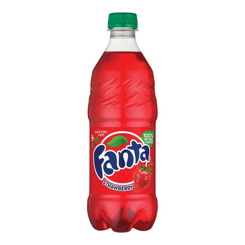 Fanta Strawberry Soda - 20 fl oz Bottle