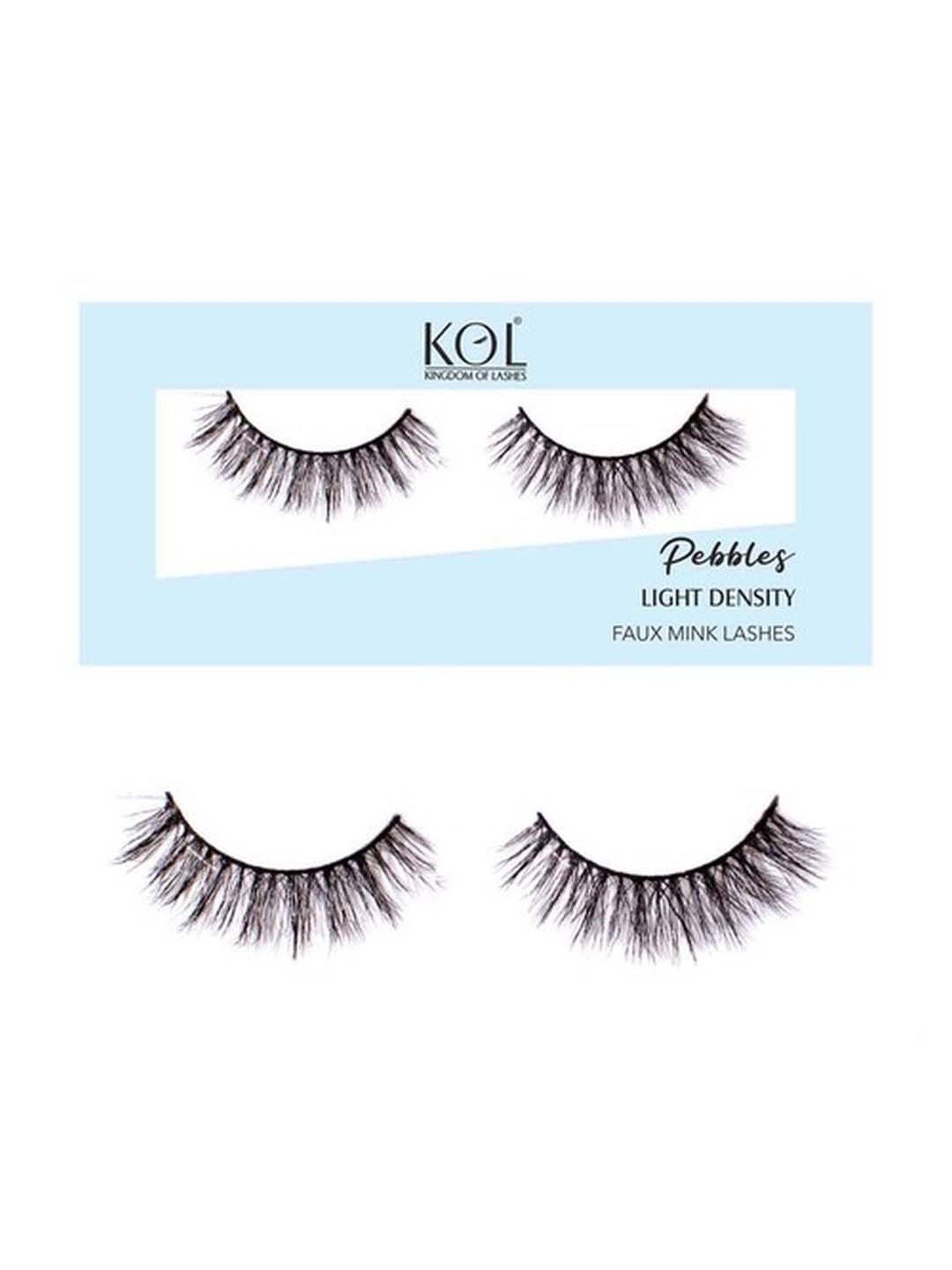Kingdom Of Lashes Light Density Eyelashes Pebbles - 2 gm