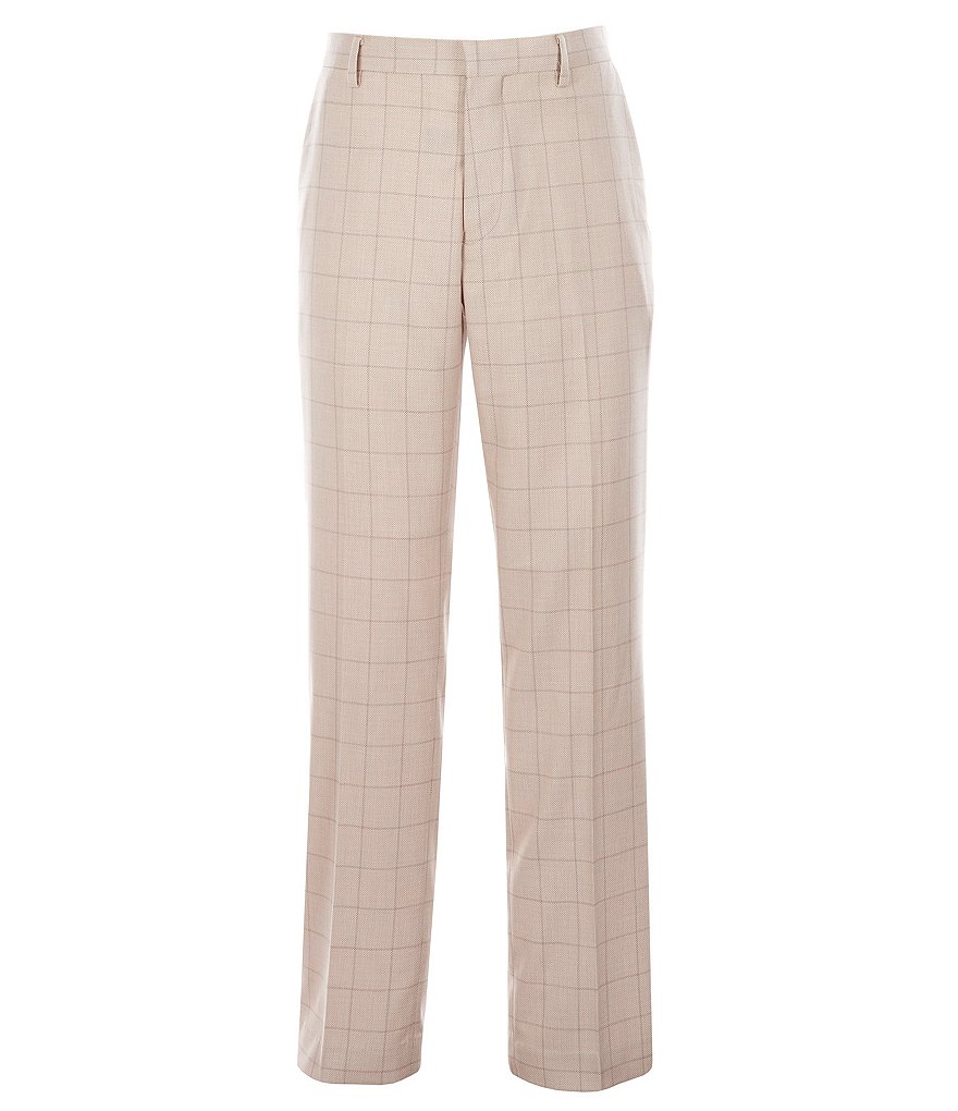 Murano Zac Classic-Fit Windowpane Dobby Dress Pants