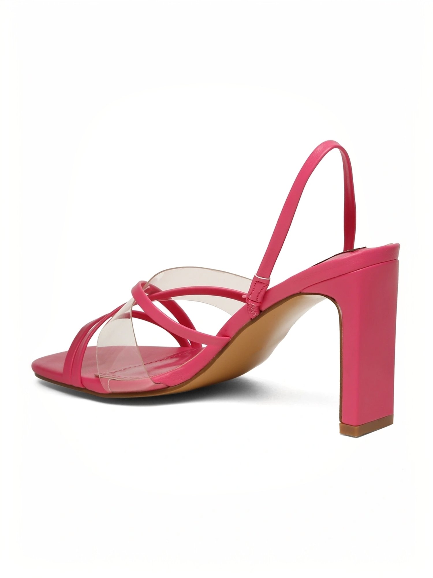 Flat N Heels Women's Pink Sling Back Sandals