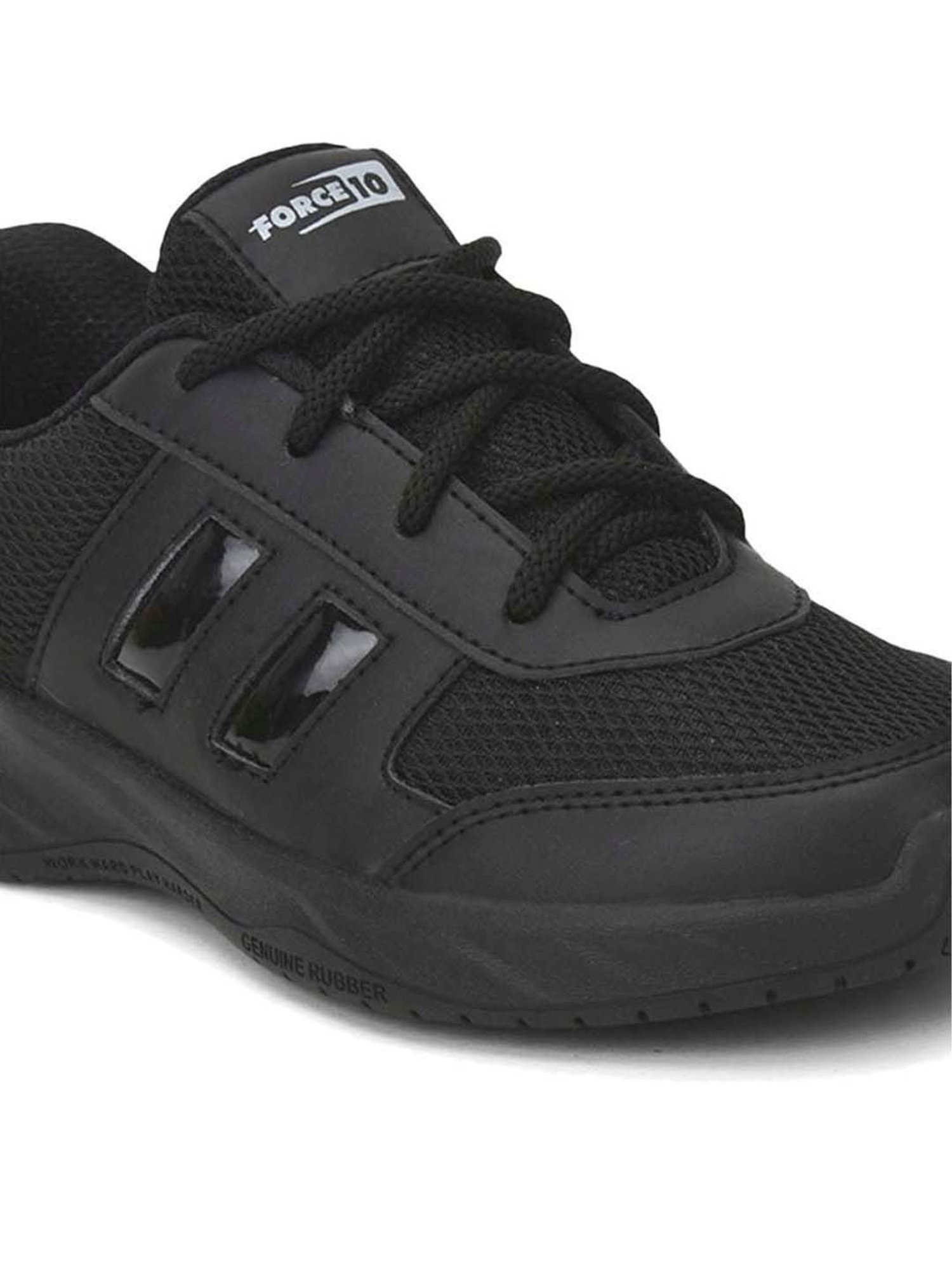 Force10 By Liberty Kids Black Lace Up Shoes