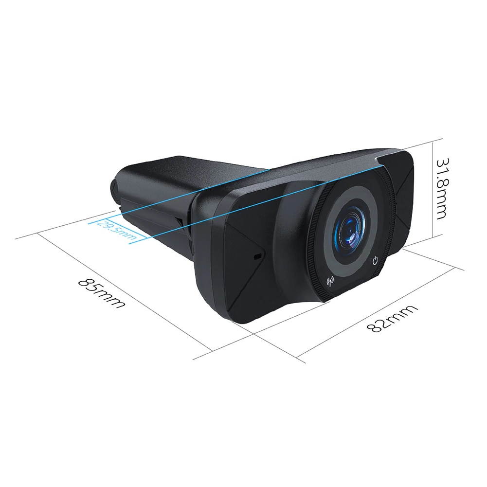 3MP 1080P HD USB Web Camera for Video Online Conference Broadcast Microphone Adjustable Angle Auto Focus Computer PC Webcam