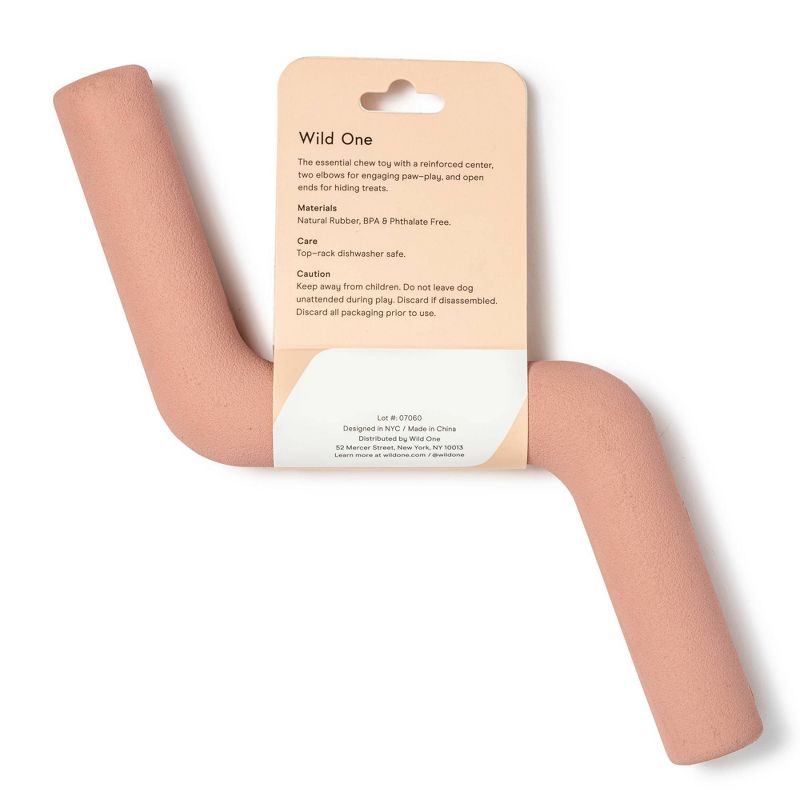 Wild One Bolt Bite Chew & Treat Toy for Dogs - Pink