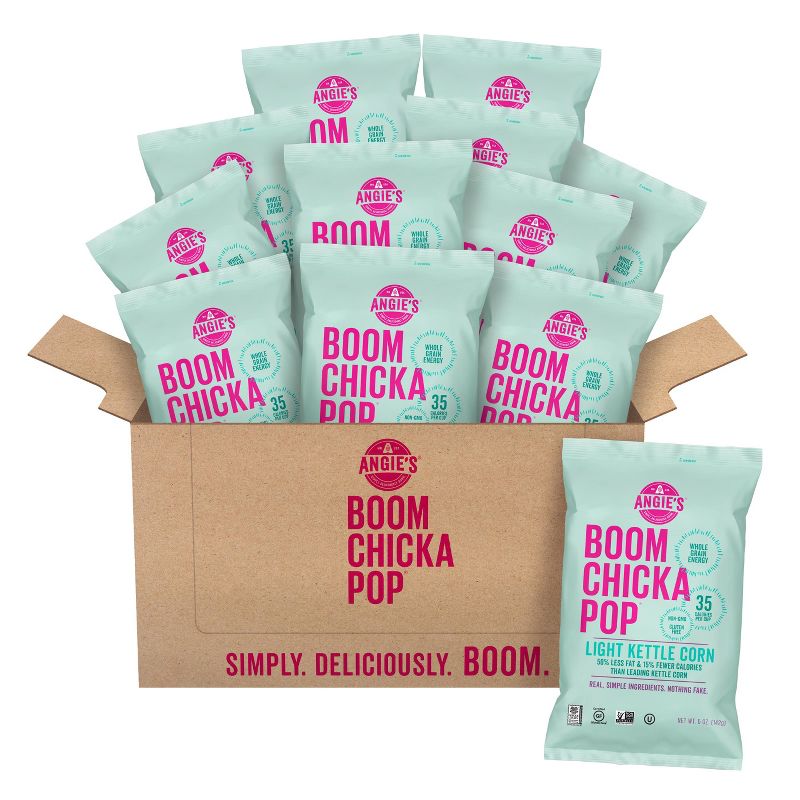Angie's BOOMCHICKAPOP Light Kettle Corn - 5oz / 12pk