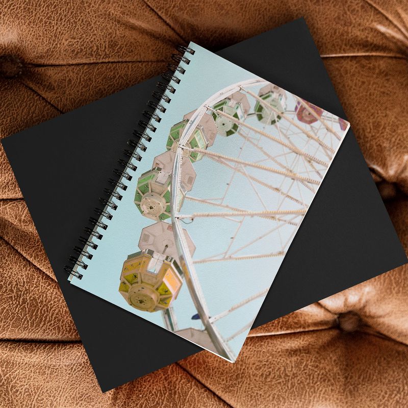 Bree Madden Pastel Ferris Wheel Spiral Notebook - Deny Designs